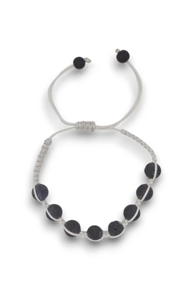 Lav Taşı Makrome Bileklik 661-3 - 2