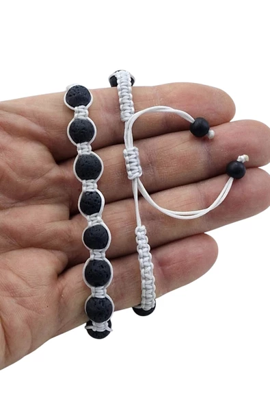 Lav Taşı Makrome Bileklik 661-3 - 3