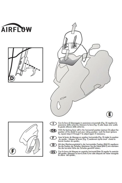 Givi Af7703 Ktm 1050 (15-16) - 1190 (13-16) Rüzgar Siperlik - 2