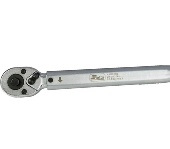 Retta 1/2 Cırcırlı Tork Kolu 60-340 Nm Tork Anahtarı RTK6030 - 3