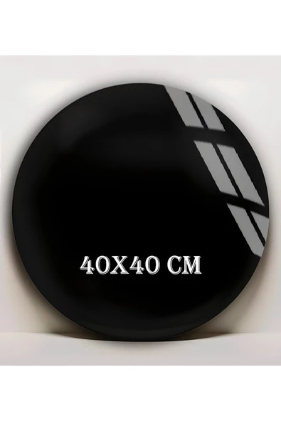 Harikabirev HARİKABİREV|KIRILMAZ CAM (SAAT) SİYAH  GOLD  SOYUT TABLOSU 15 |YVRLKCM - Resim 2