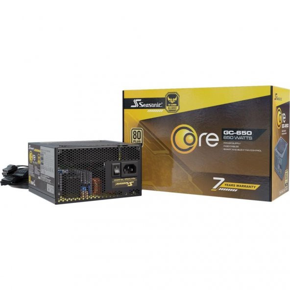 Seasonic Core Gc-650 650W 80Plus Gold Atx Güç Kaynağı - 1