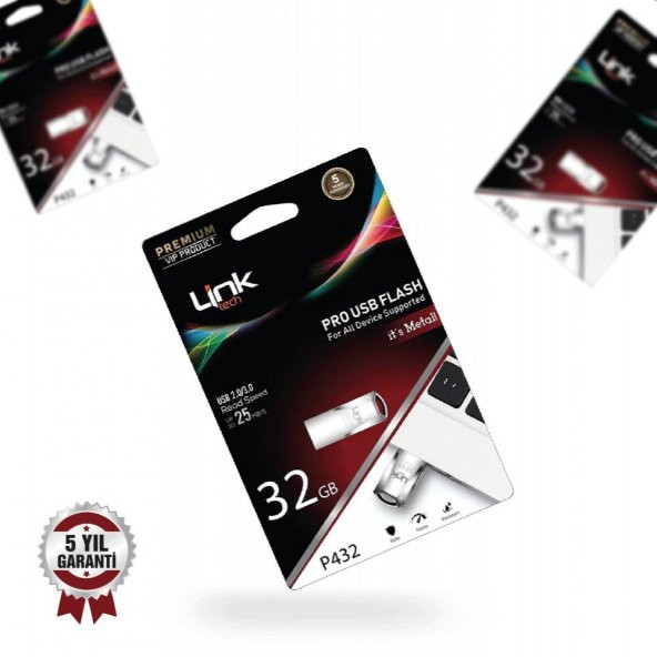 Linktech P432 Pro Premium 32GB Metal USB Flash Bellek - 2