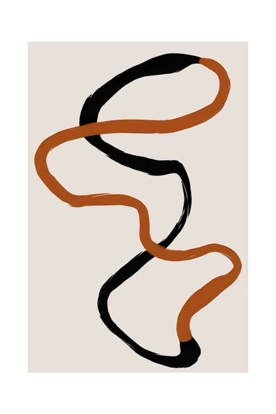 Harikabirev HARİKABİREV|SOFT-KREM-GOLD VEKTÖR (ABSTRACT) 14|ÇERÇEVELİ CAM TABLO TEMPERLİ 3LÜ DİKEY - 2