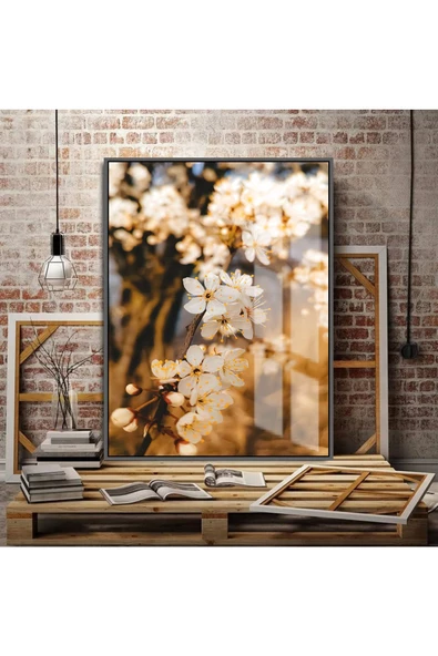 Harikabirev HARİKABİREV|SOFT RENK SEVİLEN ÇİÇEK TABLOSU 01 |ÇERÇEVELİ TEMPERLİ CAM TABLO TEKLİ DİKEY ürün görseli