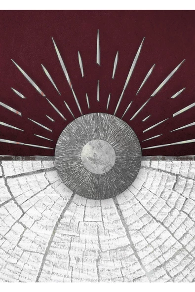 Harikabirev HARİKABİREV|BORDO - GRİ SOYUT ŞEKİL KOMBİNİ 3 |ÇERÇEVELİ TEMPERLİ CAM TABLO 3LÜ DİKEY - Resim 3