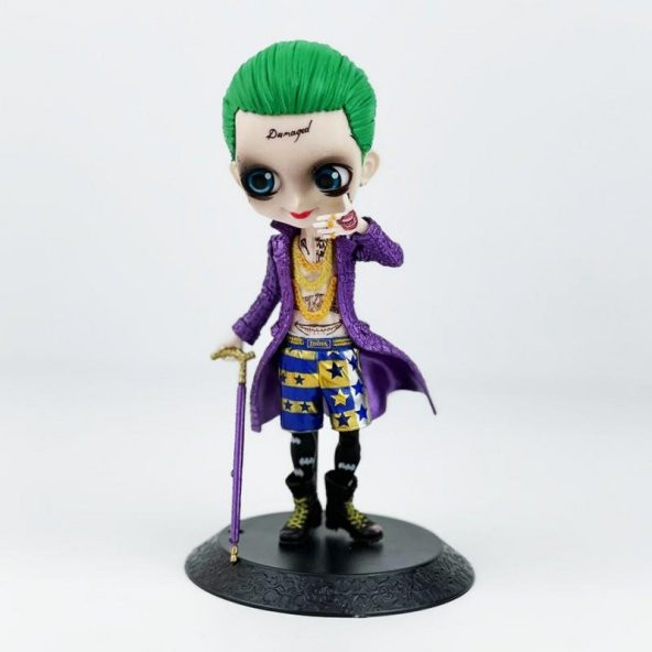 Joker Pop Figür Oyuncak Masaüstü Süsü Biblo 14 cm