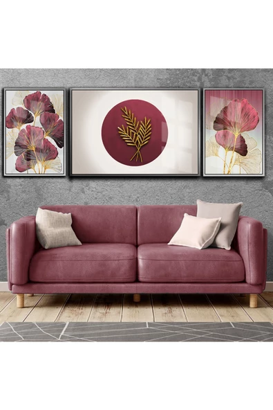 Harikabirev HARİKABİREV|PEMBE-GOLD KOMBİNİ SONSUZLUK ÇİÇEĞİ KOMBİNİ |ÇERÇEVELİ TEMPERLİ CAM TABLO ürün görseli