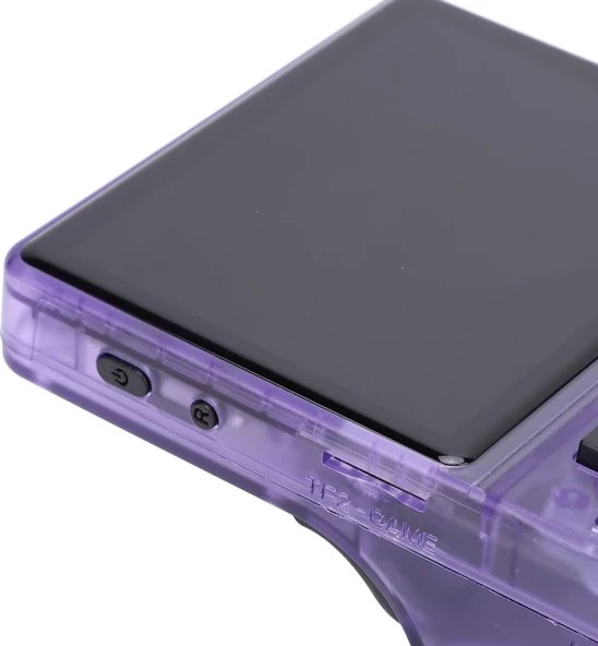 Retro El Oyun Konsolu 3.5 inç IPS HD Ekran  30000 Oyun Desteği 64 GB Hediye (şeffaf mor) - 9