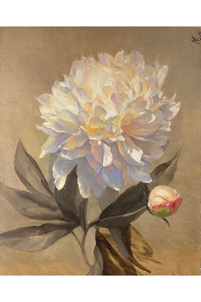 Harikabirev HARİKABİREV|PEMBE-BEYAZ ÇİÇEK KOMBİNİ |PLEKSİ ÇERÇEVELİ MDF TABLO KRFZ - Resim 3