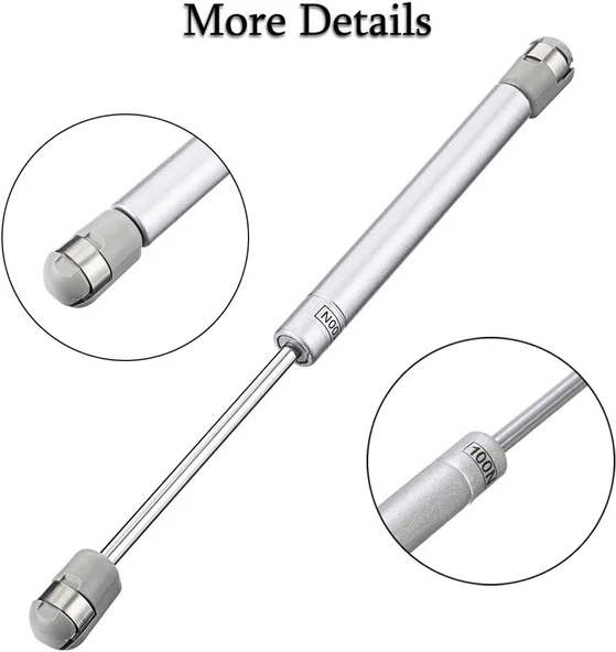 KALİTE Dolap Gazlı Kapak Makas Piston (4 lü Set) Frenli 100N - 4
