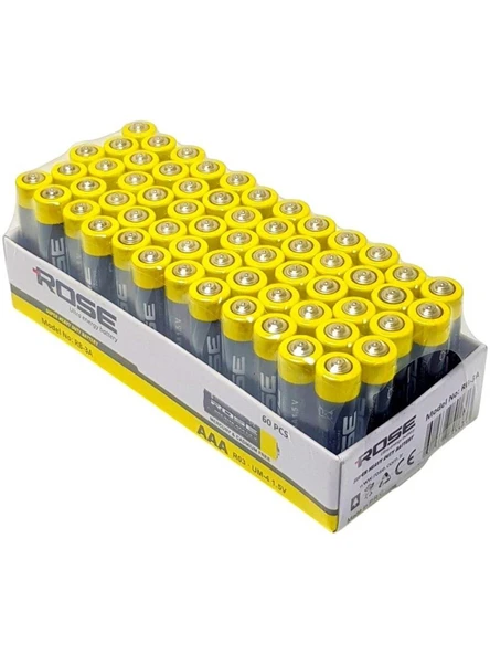 Rose Aaa Ince 1.5V Kalem Pil 60'lı Paket