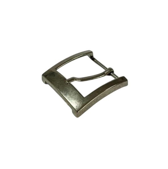 Kemer Tokası 3,5 cm Bej Nikel Hafif Ürün (Leathercraft, Deri Hobi) - 3