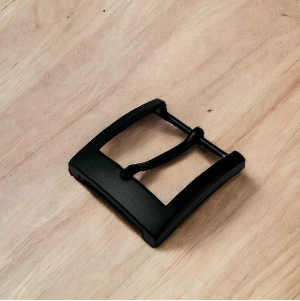 Kemer Tokası 3,5 cm Siyah Boyalı Hafif Ürün (Leathercraft, Deri Hobi)