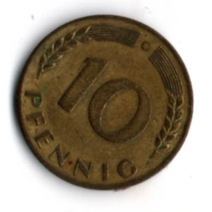 Almanya 10 Pfennig 1968-G (mp1842) - 2