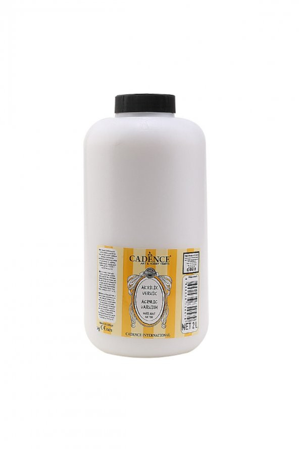 Cadence Su Bazlı Yarı Mat Vernik Satin 2000 ml