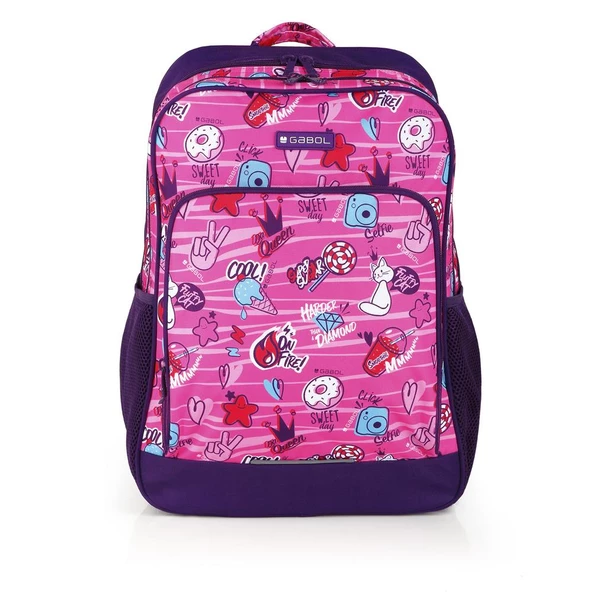 Gabol Okul Sırt Çantası Sticker Pembe GB.234100 ürün görseli