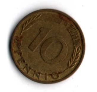 Almanya 10 Pfennig 1986-G (mp1858) - Resim 2