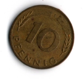 EABİ-Almanya 10 Pfennig 1985-F (mp1857) - Resim 2