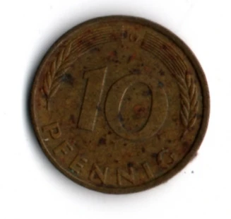 Almanya 10 Pfennig 1989-G (mp1855) - 2