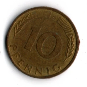 Almanya 10 Pfennig 1988-G (mp1846) - 2