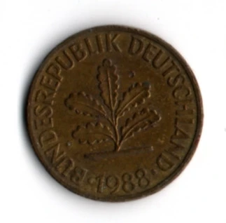 Almanya 10 Pfennig 1988-D (mp1852)