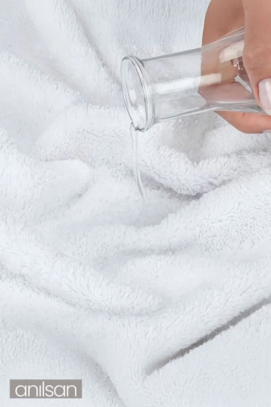 6'lı Beyaz Jakarlı El Havlusu - 50x90 Cm, 230 Gr, %100 Pamuk, Spa Ve Otel Havlusu, Günlük Kullanıma Uygun - 5