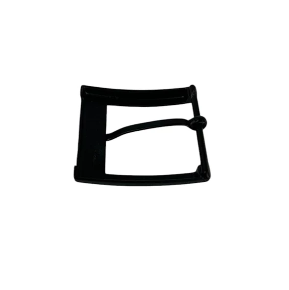 Kemer Tokası 3,5 cm Siyah Boyalı Hafif Ürün (Leathercraft, Deri Hobi) - 4