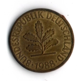 Almanya 10 Pfennig 1988-G (mp1854)