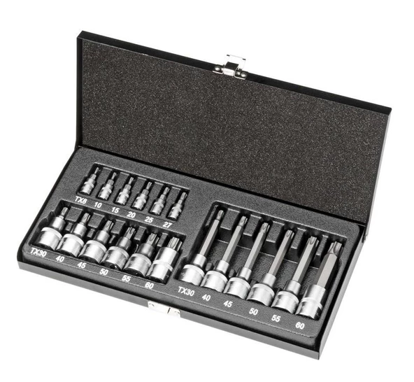 Retta 1/2” Lokmalı Torx Bits Set - 6 Köşe RLT1901