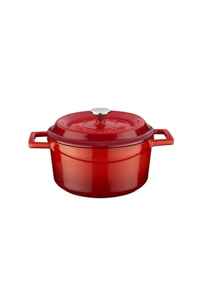 Lava Derin 24 cm Tencere Kırmızı - LV-Y-TC-24-K2R