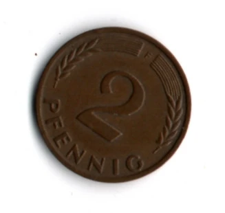 Almanya 2 Pfennig 1965-F (mp1862) - 2