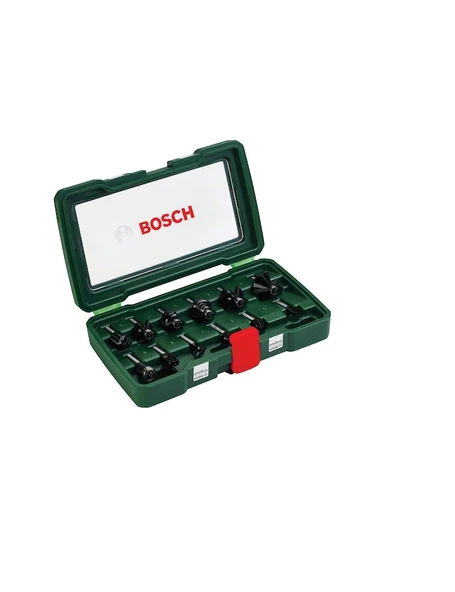 Bosch DIY 8 MM Şaftlı 12 Parça Freze Seti - 2607019466