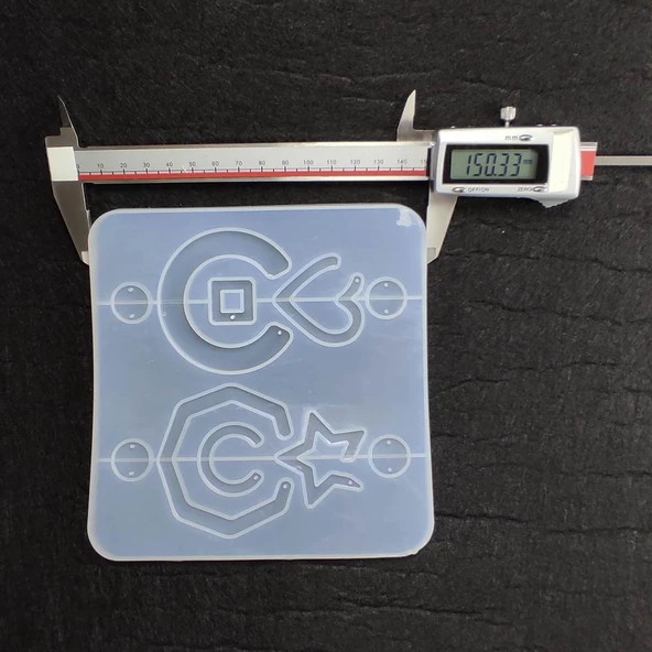 Küpe Reçine Epoksi Kalıp -Kod:232 - 3