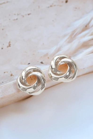 Silver Loop Küpe - 1