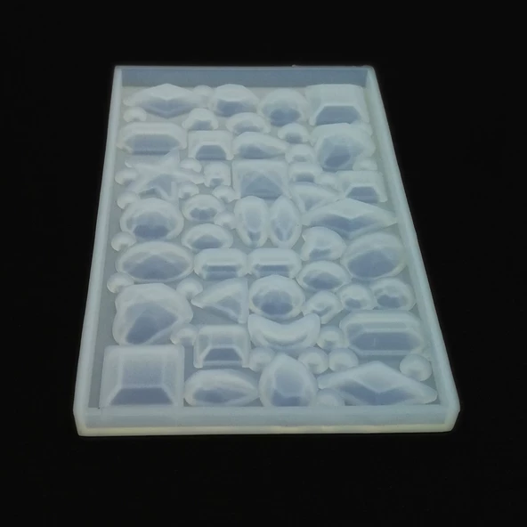 Geometrik Şekilli Takı Silikon Kalıbı -Kod:362 - Resim 3