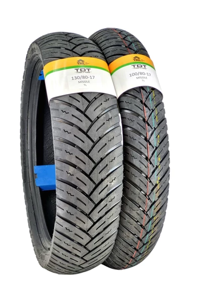 130/70-17 VE 100/80-17 LASTİK TAKIMI TL (TUBELESS - DUBLEKS)