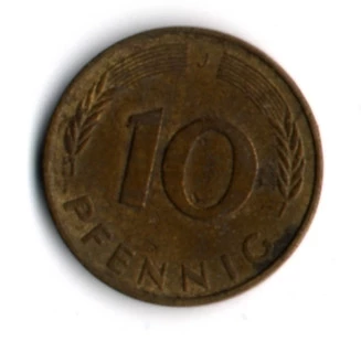 Almanya 10 Pfennig 1976-J (mp1867) - 2