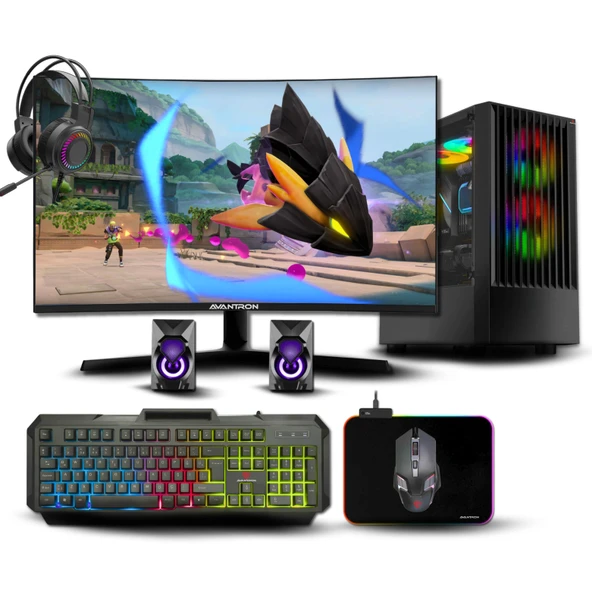 Avantron Gmx5849 İ5 12.NESİL 12500 8Gb Ddr4 256Gb M2 Nvme 6Gb Gtx660S "31.5 165Hz Oyun Bilgisayarı