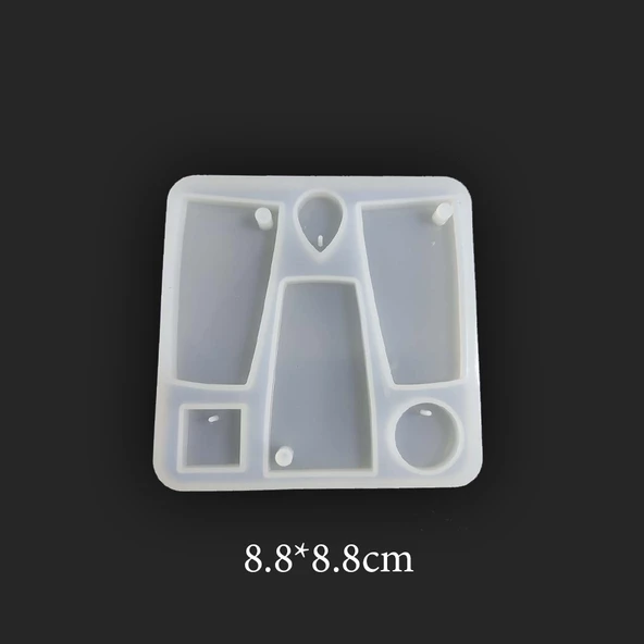 Küpe Kolye Reçine Epoksi Kalıp -Kod:126