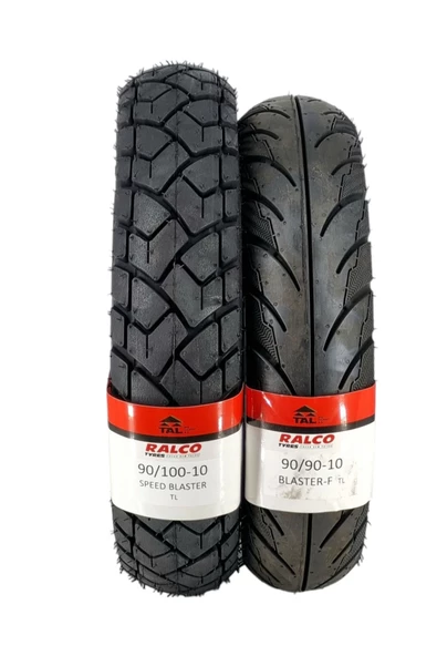 90/100-10 VE 90/90-10 (TUBELESS - DUBLEKS) MOTOSİKLET LASTİK TAKIMI