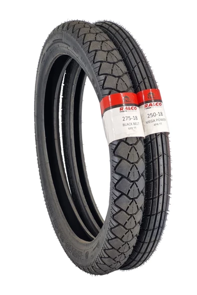 CG MOTOR LASTİK 275-18 VE 250-18 TT (TUBETYPE - İÇ LASTİKLİ TİP) TAKIMI