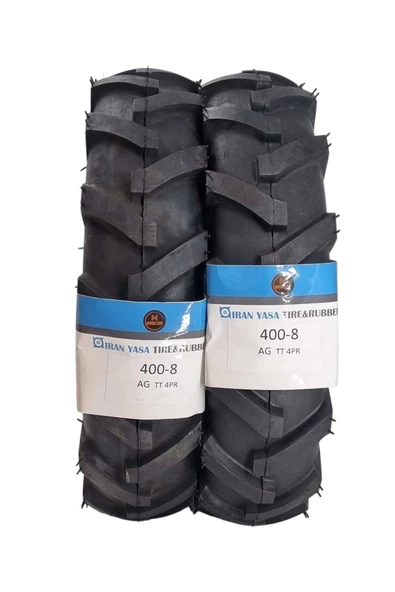 ÇAPA MAKİNESİ LASTİĞİ 400-8  TRAKTÖR DESEN ÇİFT TAKIM