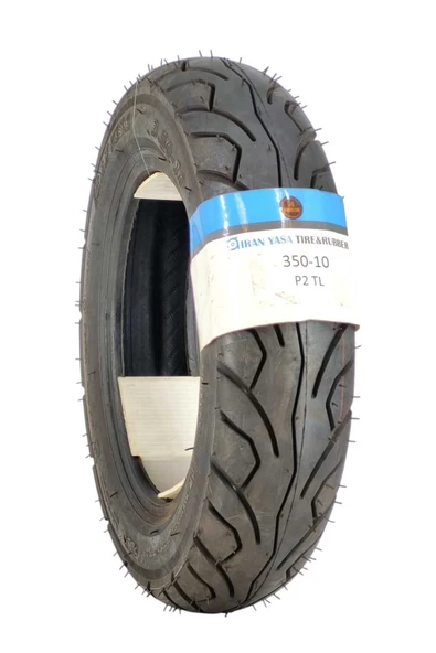 Yasa P2 Motosiklet Scooter Dış Lastiği 350-10 Tubeless Tl (İÇ LASTİKSİZ) Ön/arka