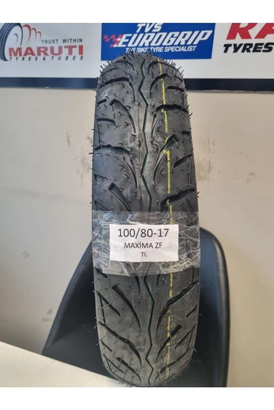 100/80-17 MAXIMA ZF MOTOSİKLET LASTİĞİ TL (TUBELESS - DUBLEKS)