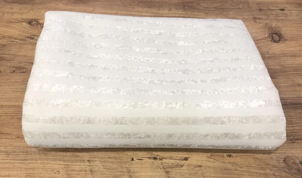 1 Adet Royam Yeni Bambu Çizgili Süngerli Kaymaz Koltuk Çekyat Örtüsü - 20