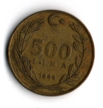 T.C. 500 Lira 1989 (mp1878) - 2