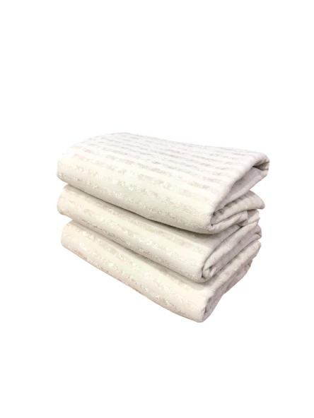 1 Adet Royam Yeni Bambu Çizgili Süngerli Kaymaz Koltuk Çekyat Örtüsü - 8