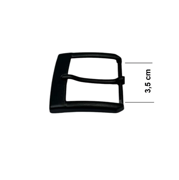 Kemer Tokası 3,5 cm Krom Nikel Hafif Ürün (Leathercraft, Deri Hobi) - 2