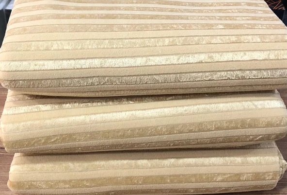 1 Adet Royam Yeni Bambu Çizgili Süngerli Kaymaz Koltuk Çekyat Örtüsü - 4